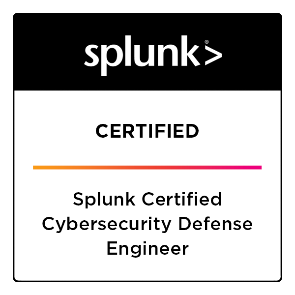 Splunk CCDE certification badge