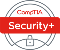 Security+ certification badge