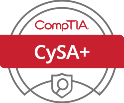 CySA+ certification badge